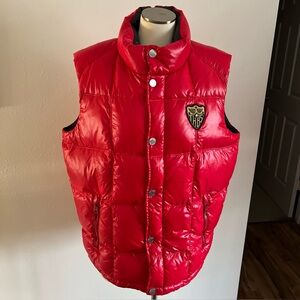 NWT - XL - TOMMY HILFIGER - Red Puffer Vest sleeveless